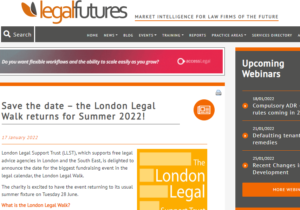 Legal futures webpage 