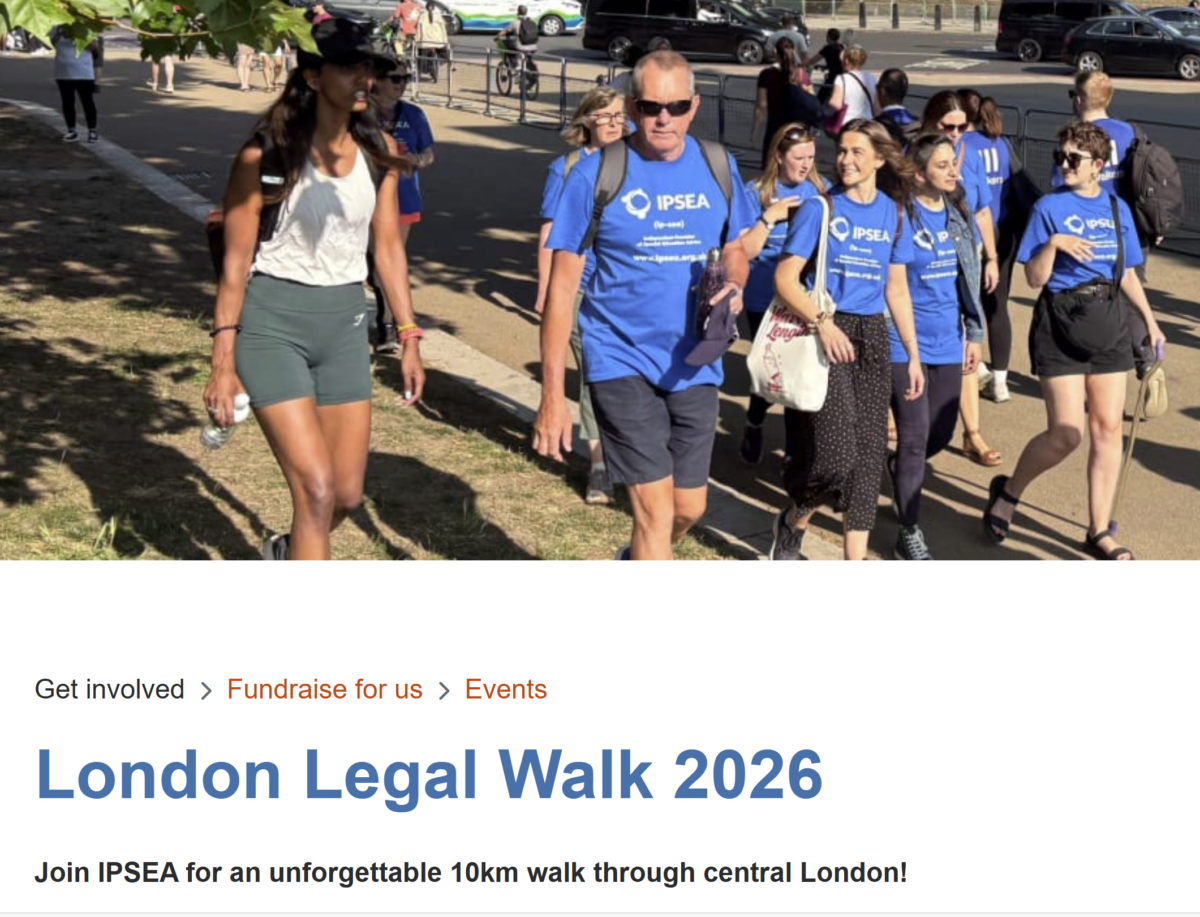 Walk on the Web 2026 - London Legal Support Trust - LLST